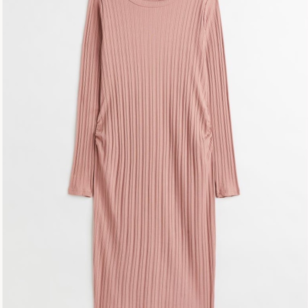 H&M MAMA Ribbed Maternity Jersey Dress